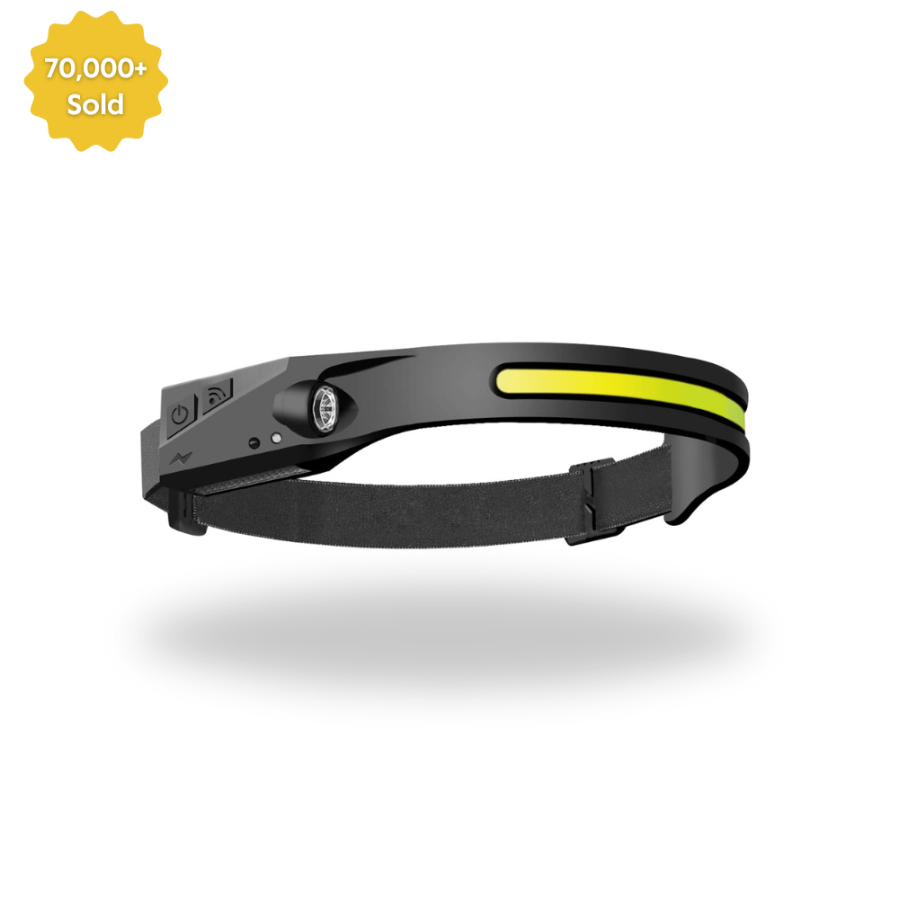 🎄 LED Rechargeable 230° COB Ultra-Bright Headlamp — Powerful Holiday Illumination 🎅