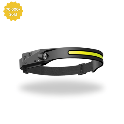 🎄 LED Rechargeable 230° COB Ultra-Bright Headlamp — Powerful Holiday Illumination 🎅
