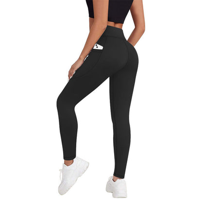 🔥「2025 TOP SELLER」Women's High-Waisted Core Shaping and Hip Lifting Side Pocket Training Super Shaping Leggings 💫