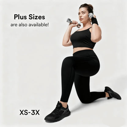 🔥「2025 TOP SELLER」Women's High-Waisted Core Shaping and Hip Lifting Side Pocket Training Super Shaping Leggings 💫