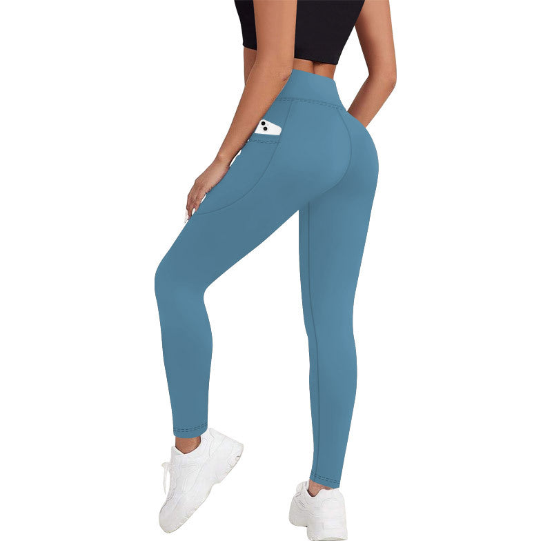 🔥「2025 TOP SELLER」Women's High-Waisted Core Shaping and Hip Lifting Side Pocket Training Super Shaping Leggings 💫