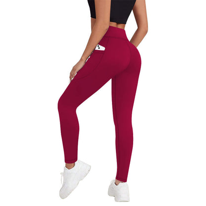 🔥「2025 TOP SELLER」Women's High-Waisted Core Shaping and Hip Lifting Side Pocket Training Super Shaping Leggings 💫