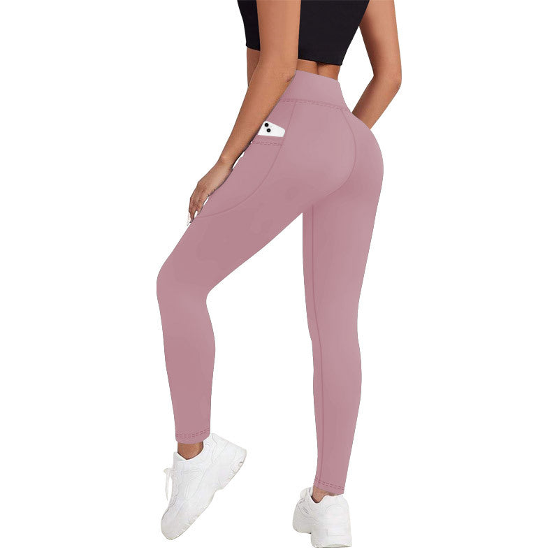 🔥「2025 TOP SELLER」Women's High-Waisted Core Shaping and Hip Lifting Side Pocket Training Super Shaping Leggings 💫