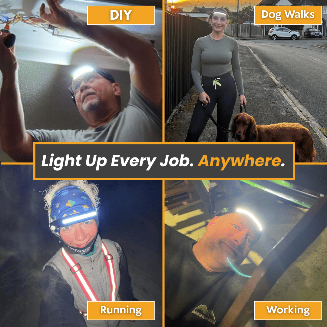 🎄 LED Rechargeable 230° COB Ultra-Bright Headlamp — Powerful Holiday Illumination 🎅