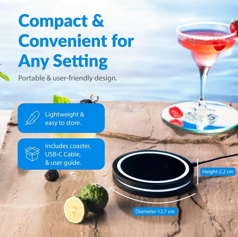 🎉 Holiday Haul Sale – Up to 60% OFF! 🔥 Smart Coaster 2.0 Cocktail Machine with Breathing LED Light — Your Home Smart Mixologist! Grab Yours Now! ✨