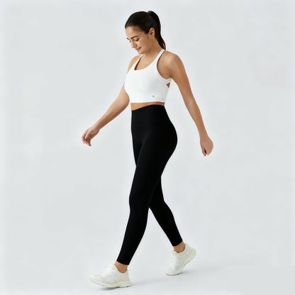 🔥「2025 TOP SELLER」Women's High-Waisted Core Shaping and Hip Lifting Side Pocket Training Super Shaping Leggings 💫