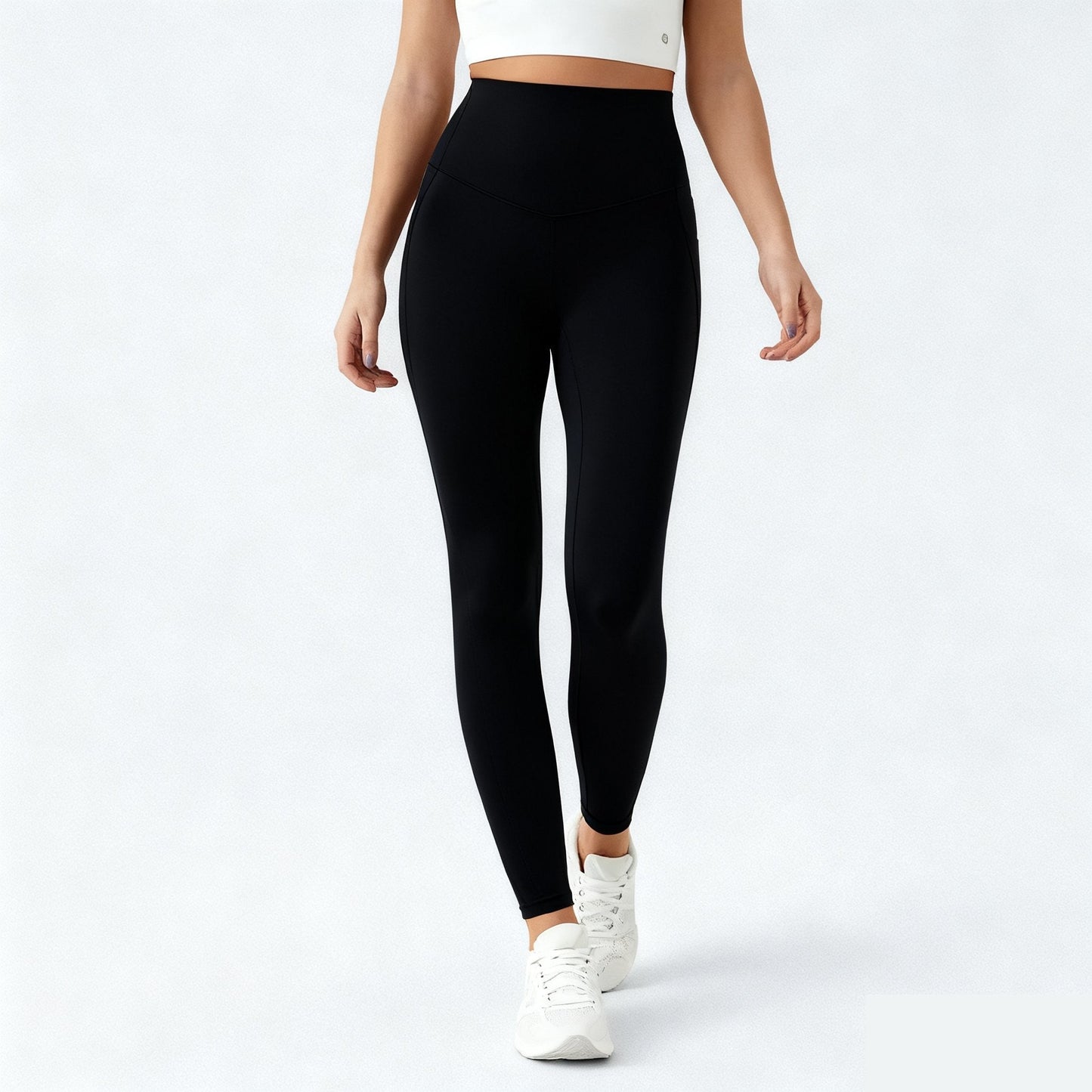 🔥「2025 TOP SELLER」Women's High-Waisted Core Shaping and Hip Lifting Side Pocket Training Super Shaping Leggings 💫